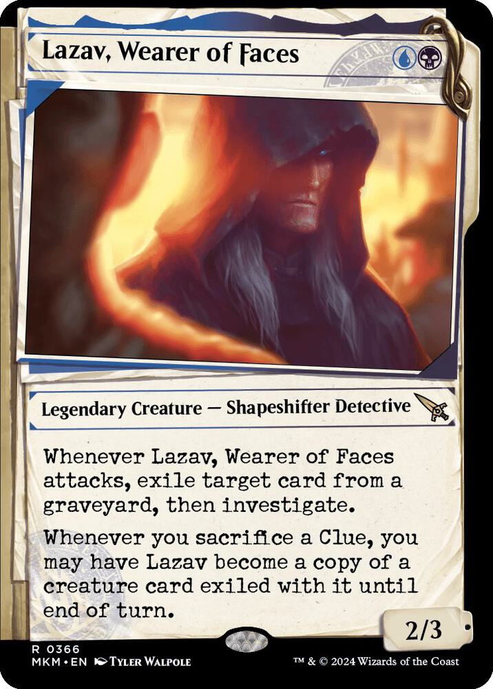 Lazav, Wearer of Faces (Showcase) 366 card from Murders at Karlov Manor