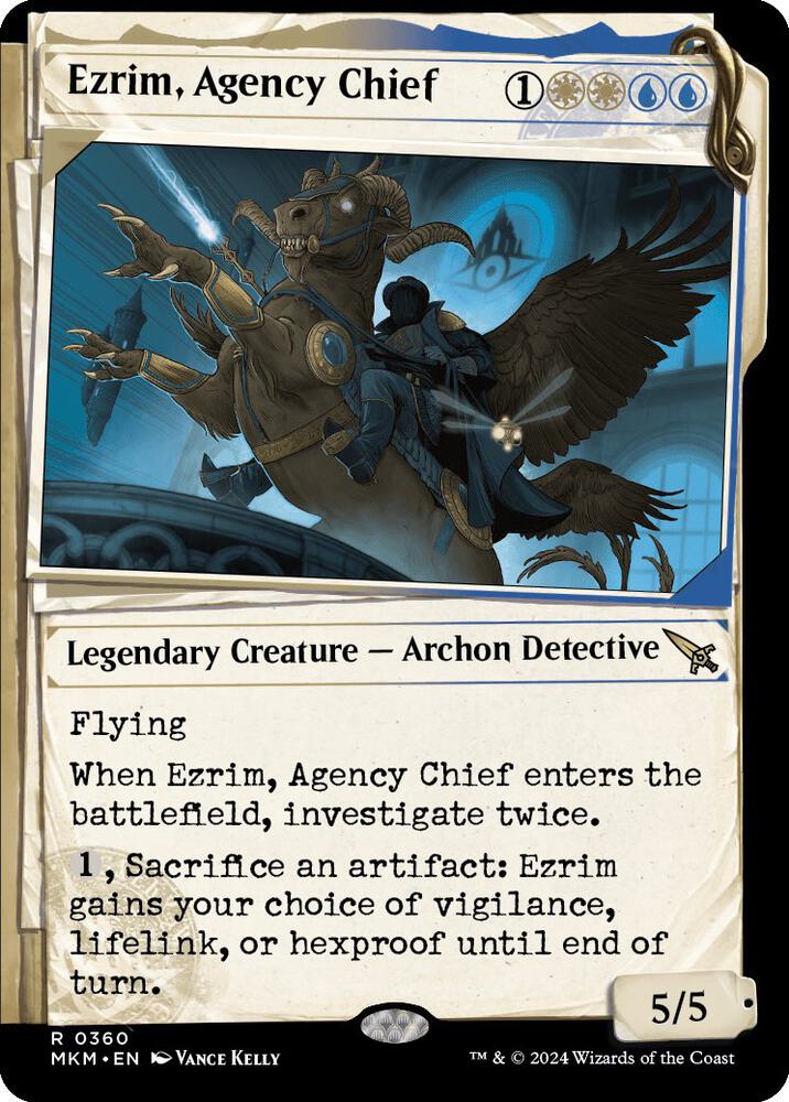 Ezrim, Agency Chief (Showcase) 360 card from Murders at Karlov Manor