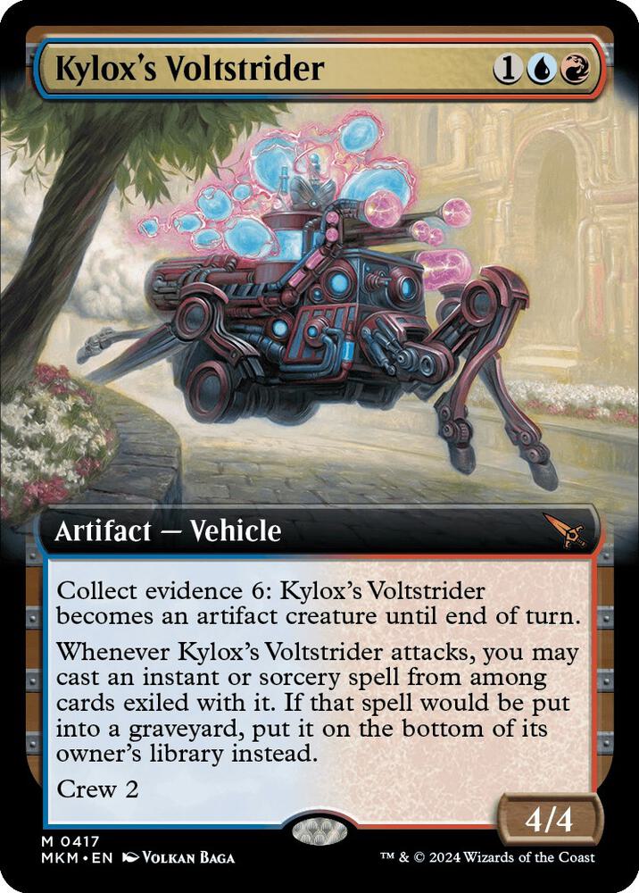 Kylox's Voltstrider (Extended Art) 417 card from Murders at Karlov Manor