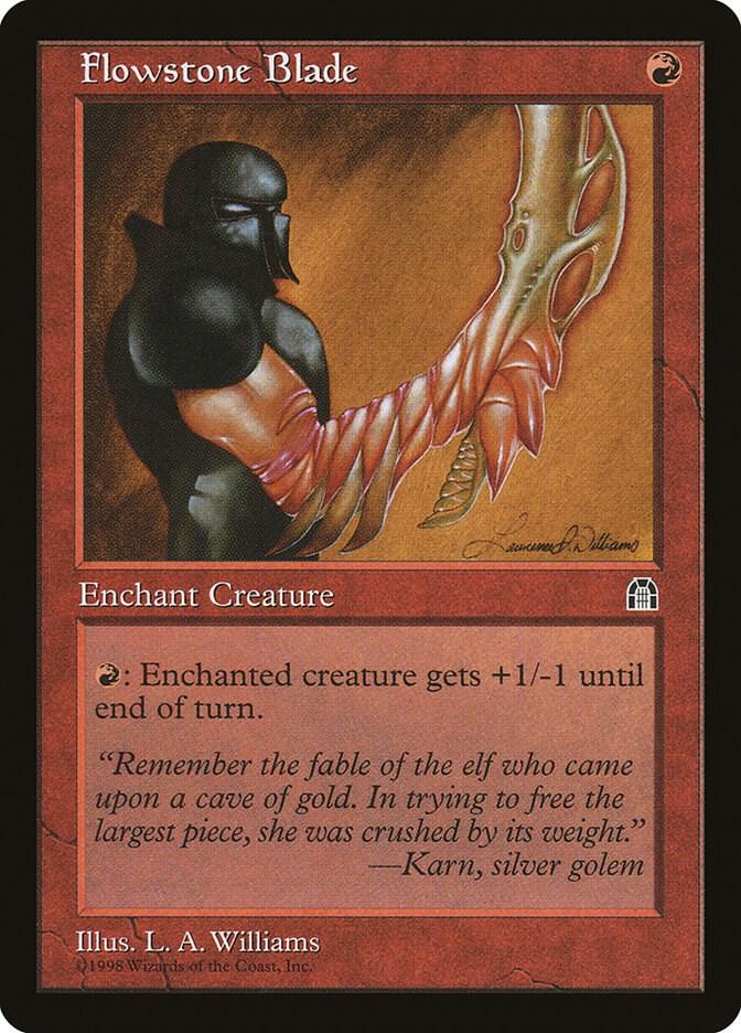 Flowstone Blade card from Stronghold