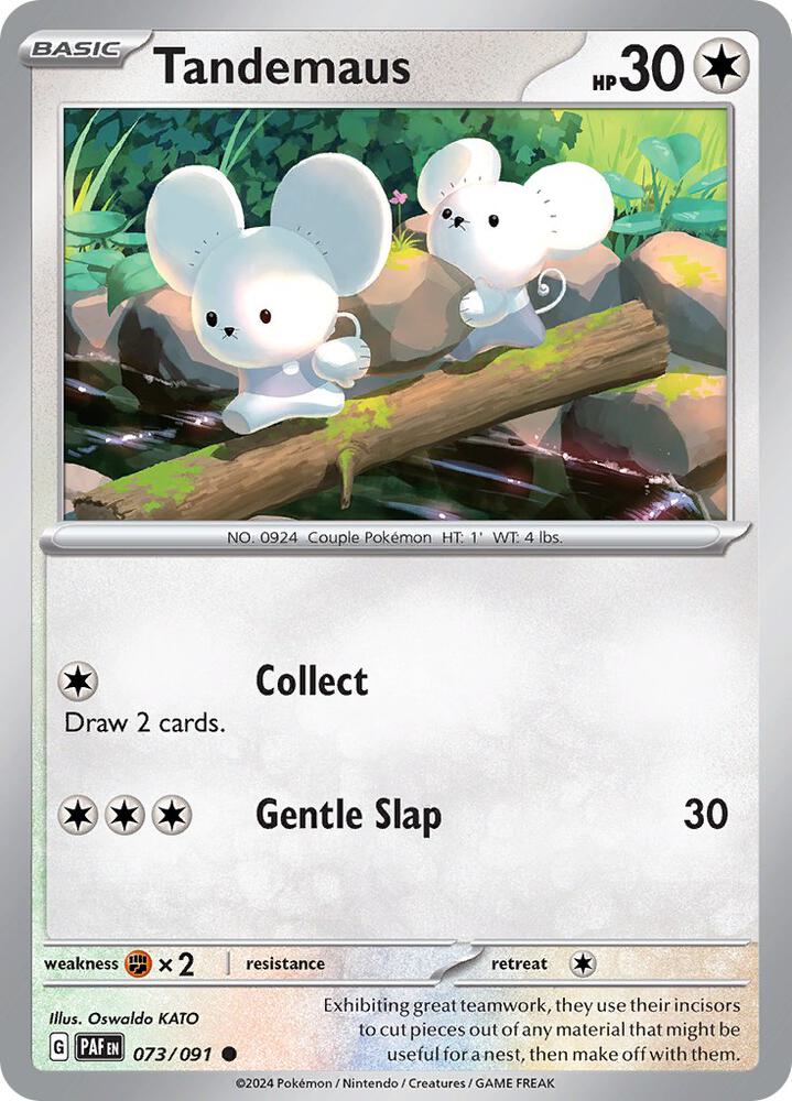 Tandemaus 073/091 card from SV: Paldean Fates