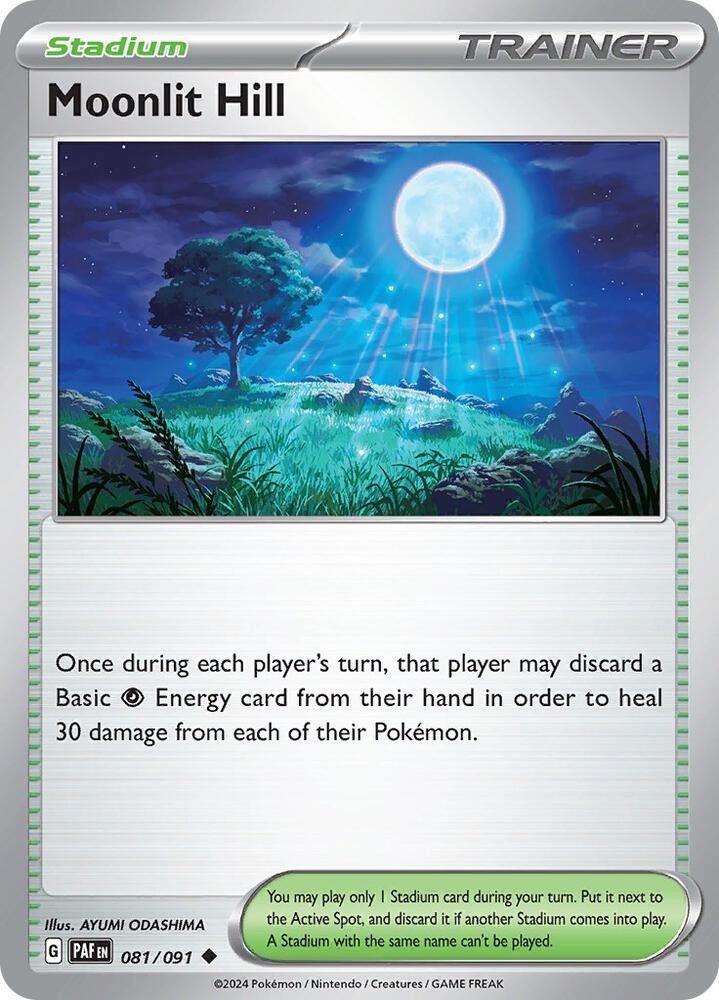 Moonlit Hill 081/091 card from SV: Paldean Fates