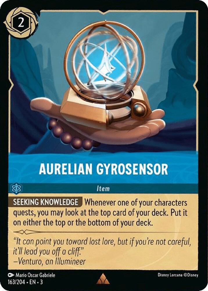 Aurelian Gyrosensor 163/204 card from Into the Inklands