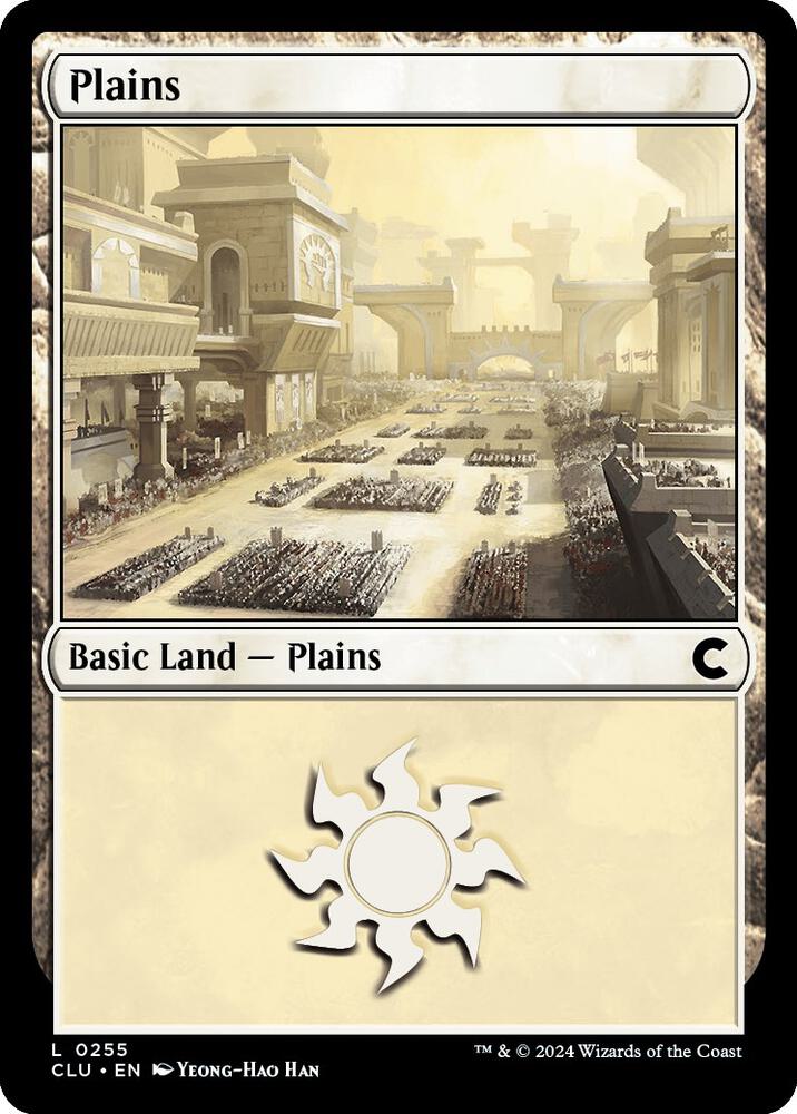 Plains 255 card from Ravnica: Clue Edition