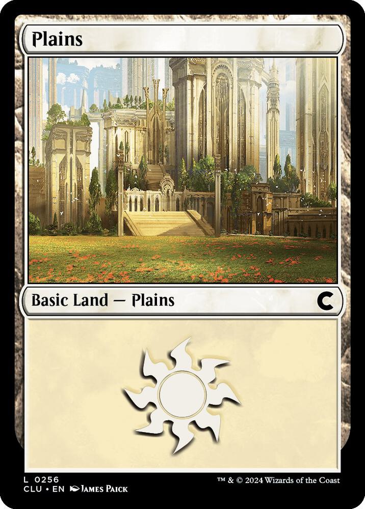 Plains 256 card from Ravnica: Clue Edition