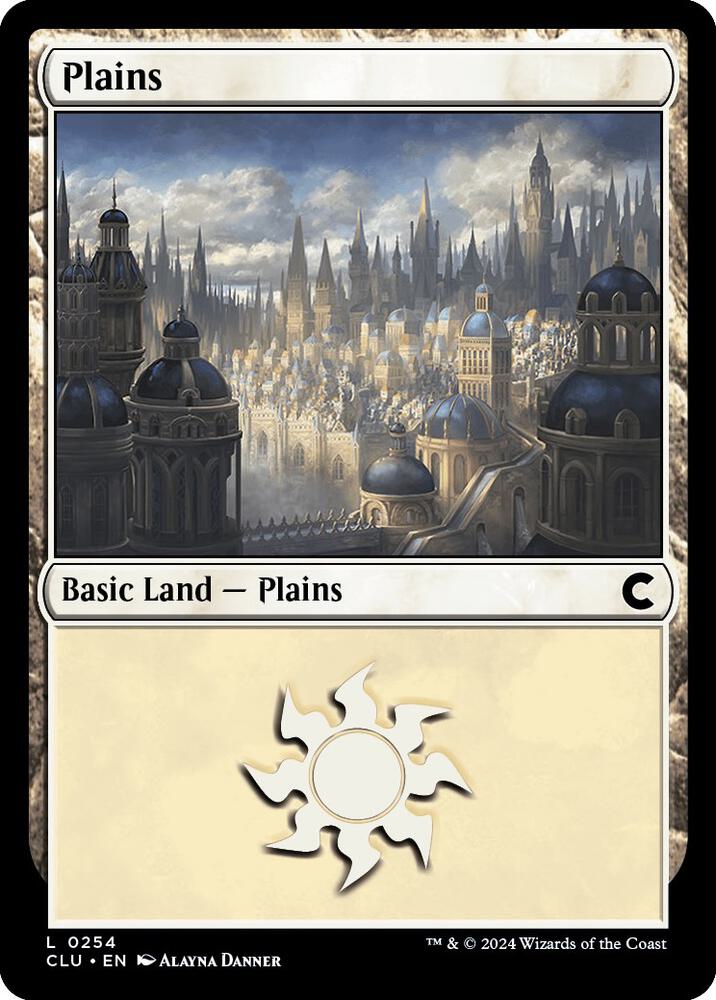 Plains 254 card from Ravnica: Clue Edition