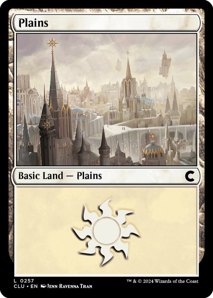 Plains 257 card from Ravnica: Clue Edition