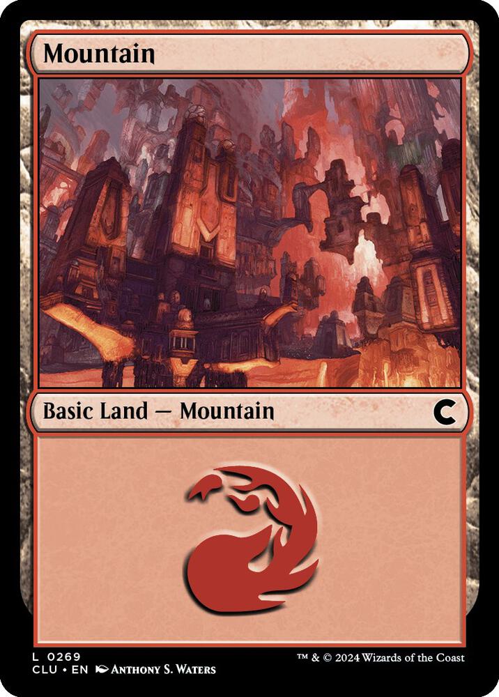 Mountain 269 card from Ravnica: Clue Edition