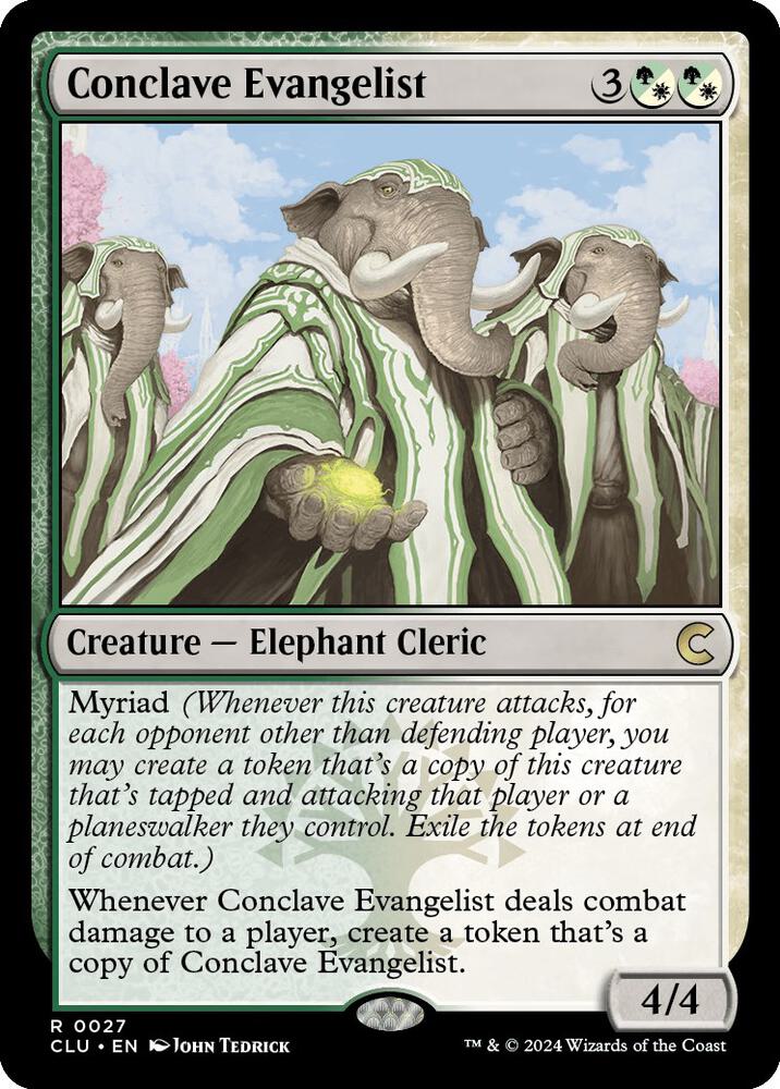 Conclave Evangelist 27 card from Ravnica: Clue Edition