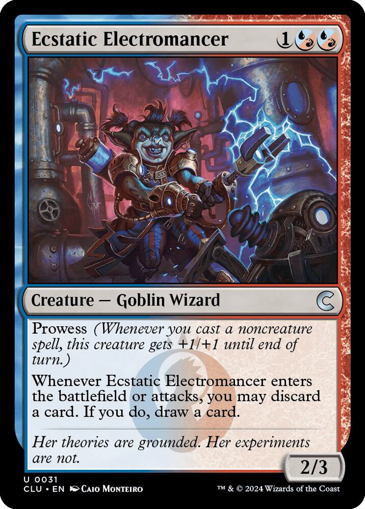 Ecstatic Electromancer 31 card from Ravnica: Clue Edition