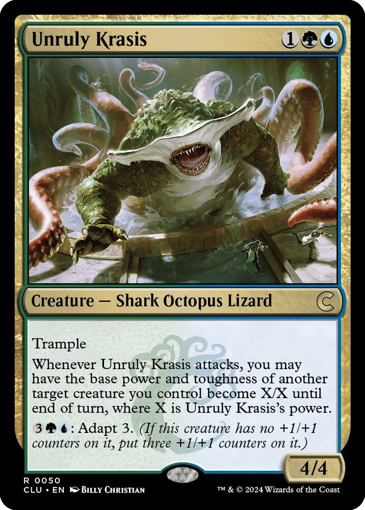 Unruly Krasis 50 card from Ravnica: Clue Edition