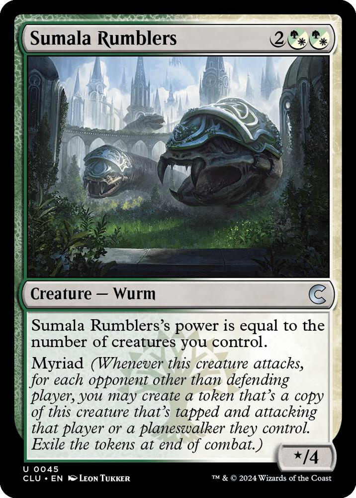 Sumala Rumblers 45 card from Ravnica: Clue Edition