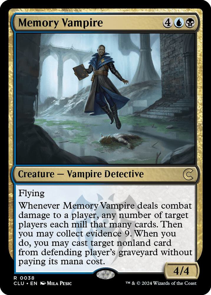 Memory Vampire 38 card from Ravnica: Clue Edition