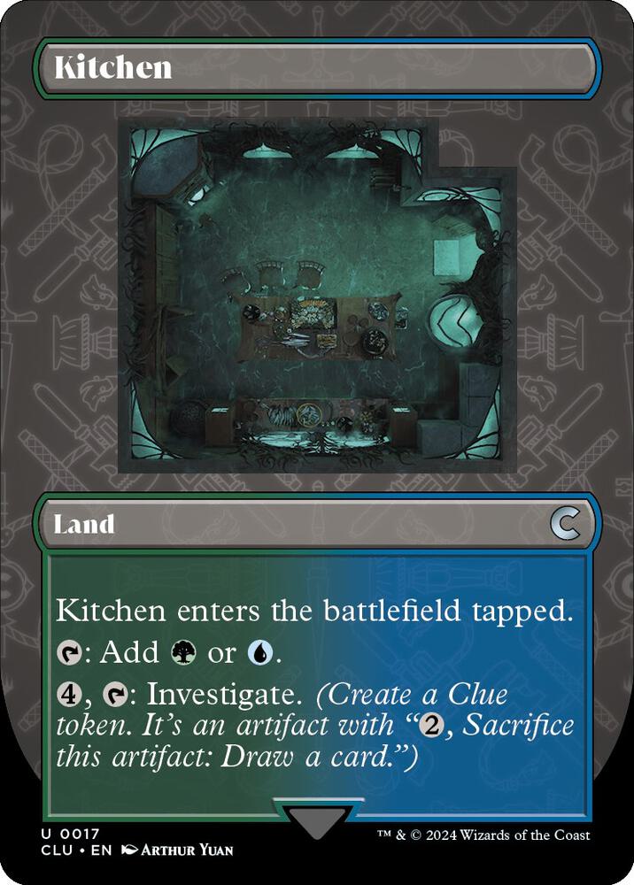 Kitchen (Borderless) 17 card from Ravnica: Clue Edition
