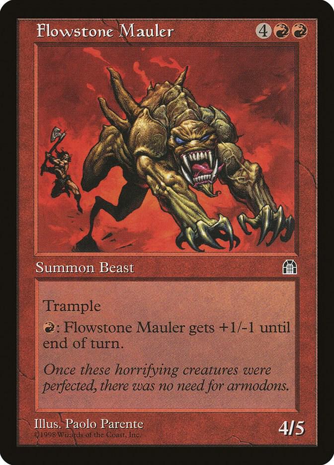 Flowstone Mauler card from Stronghold