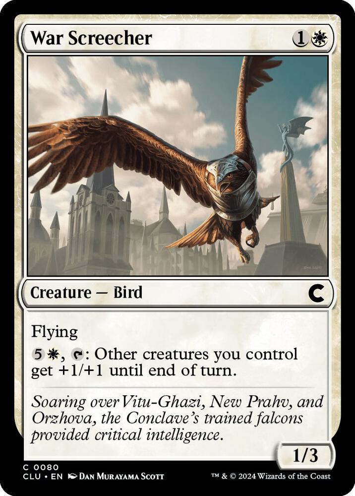 War Screecher 80 card from Ravnica: Clue Edition