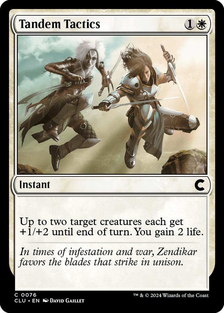 Tandem Tactics 76 card from Ravnica: Clue Edition