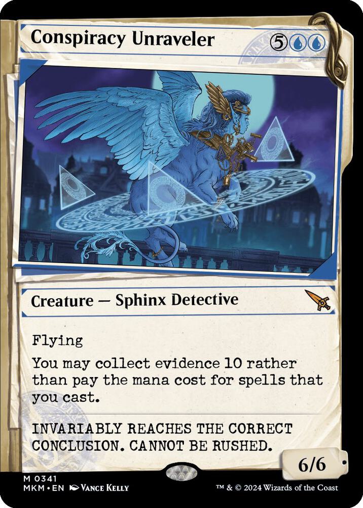 Conspiracy Unraveler (Showcase) 341 card from Murders at Karlov Manor