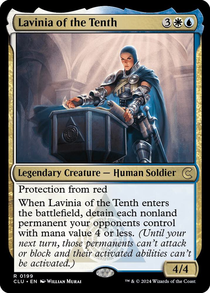 Lavinia of the Tenth 199 card from Ravnica: Clue Edition