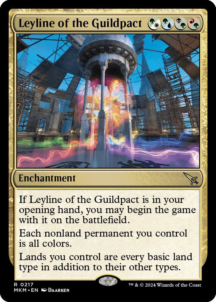 Leyline of the Guildpact 217 card from Murders at Karlov Manor