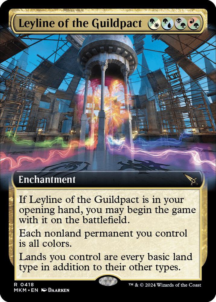 Leyline of the Guildpact (Extended Art) 418 card from Murders at Karlov Manor