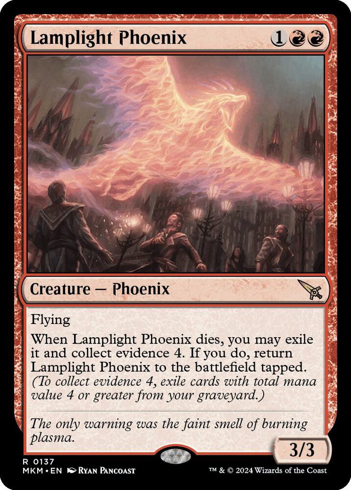 Lamplight Phoenix 137 card from Murders at Karlov Manor