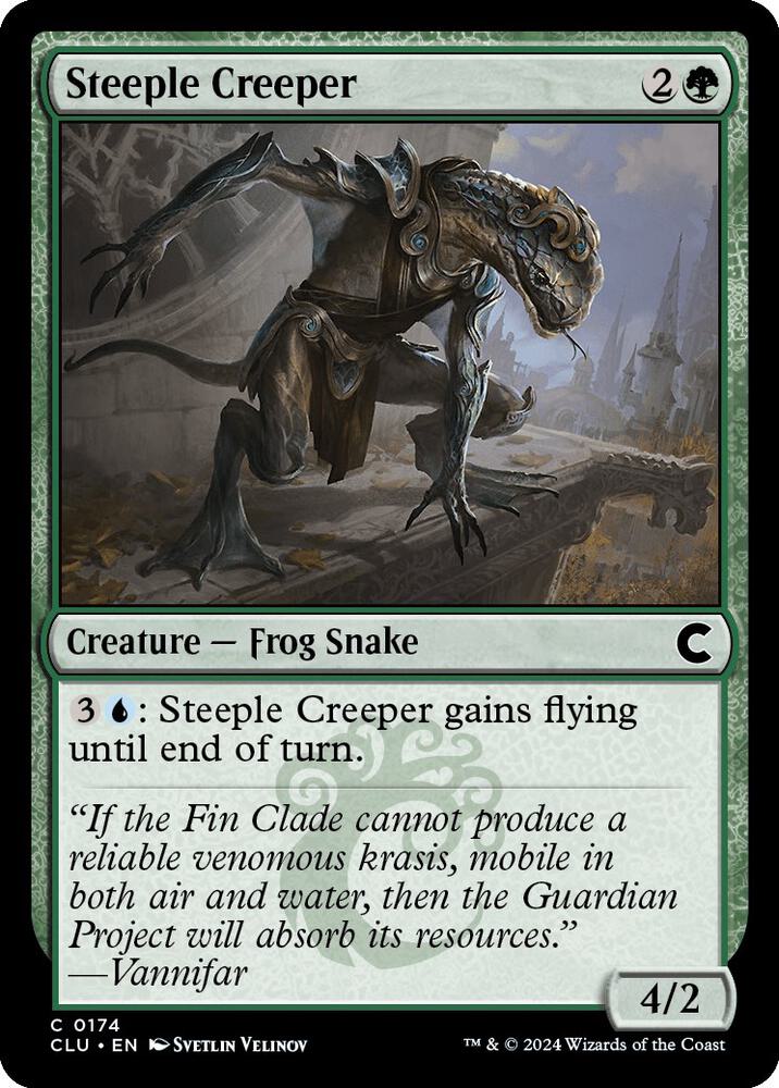 Steeple Creeper 174 card from Ravnica: Clue Edition