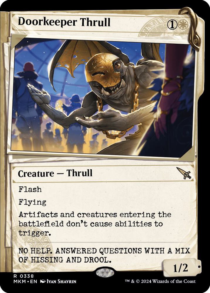 Doorkeeper Thrull (Showcase) 338 card from Murders at Karlov Manor