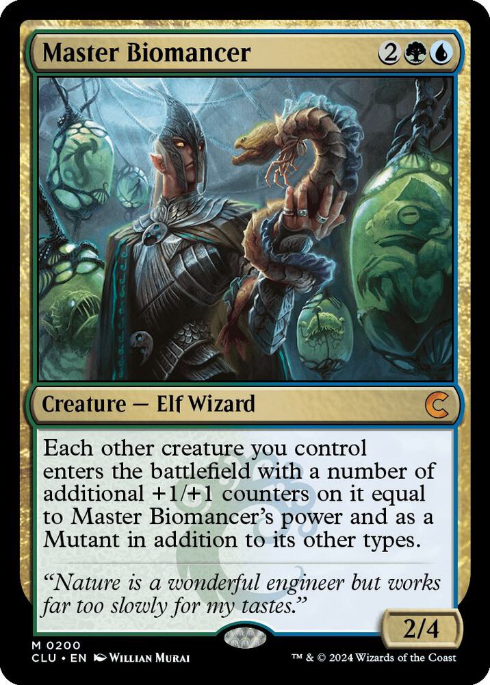 Master Biomancer 200 card from Ravnica: Clue Edition