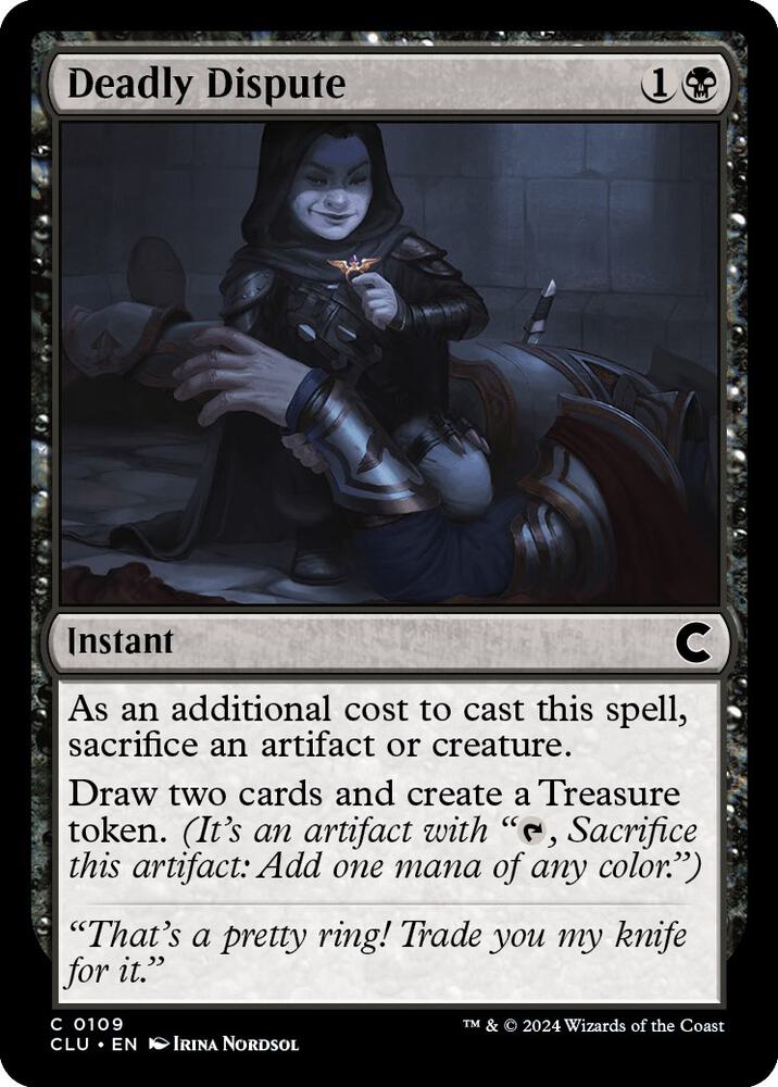 Deadly Dispute 109 card from Ravnica: Clue Edition