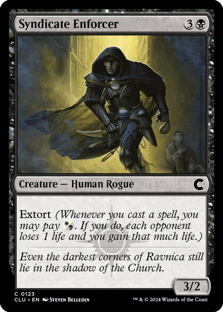 Syndicate Enforcer 123 card from Ravnica: Clue Edition
