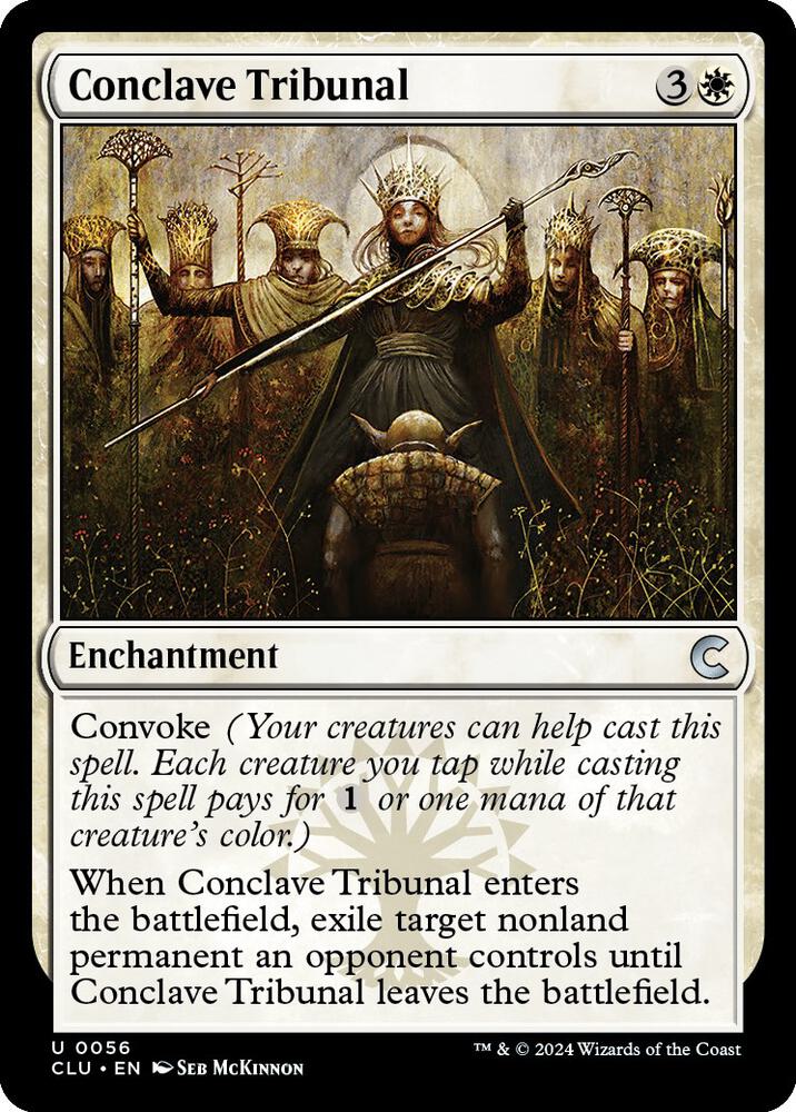 Conclave Tribunal 56 card from Ravnica: Clue Edition