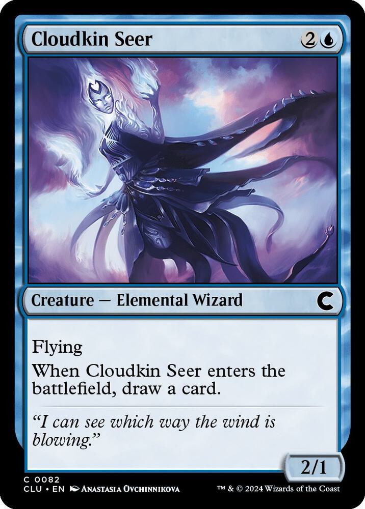 Cloudkin Seer 82 card from Ravnica: Clue Edition