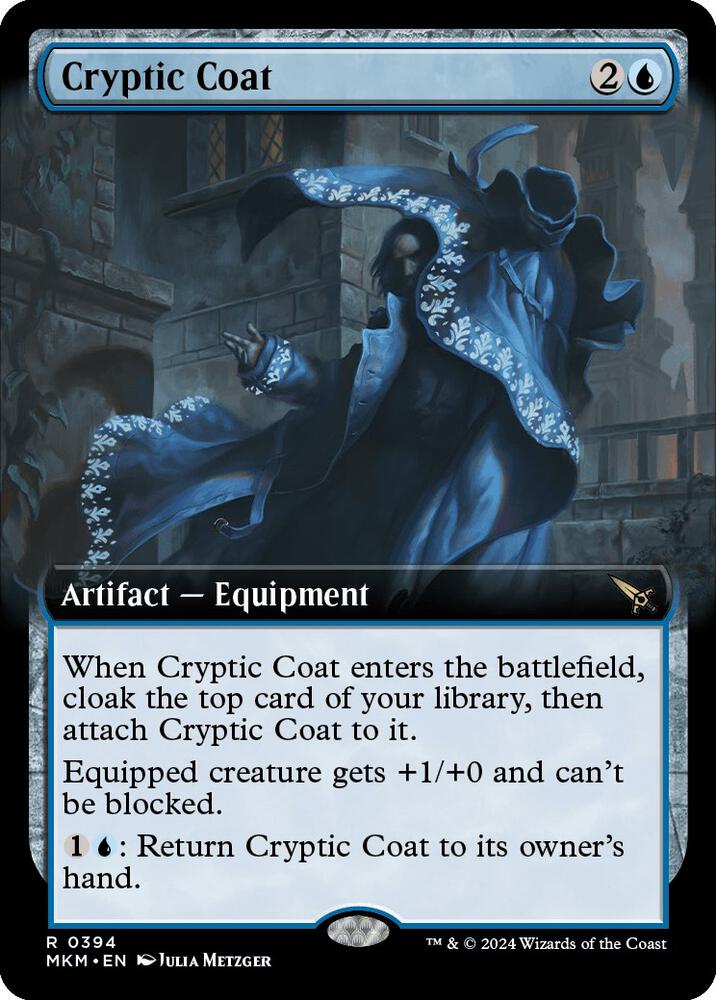 Cryptic Coat (Extended Art) 394 card from Murders at Karlov Manor