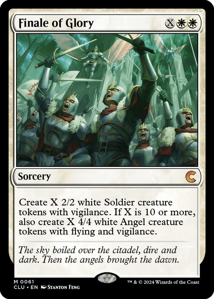 Finale of Glory 61 card from Ravnica: Clue Edition