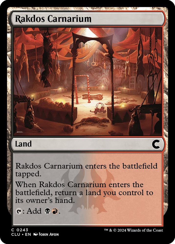 Rakdos Carnarium 243 card from Ravnica: Clue Edition