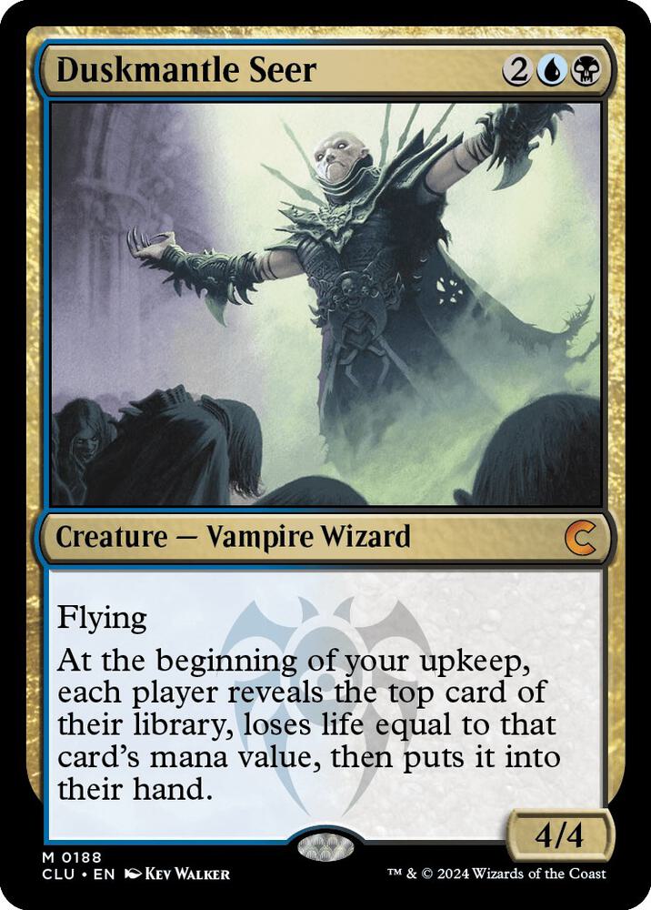 Duskmantle Seer 188 card from Ravnica: Clue Edition