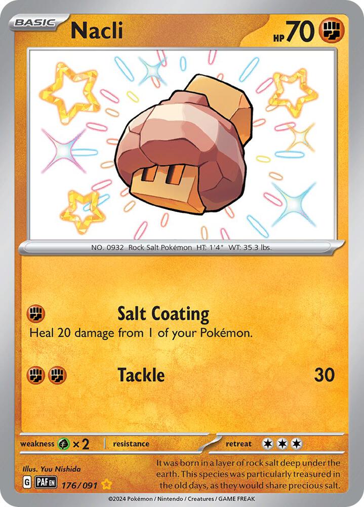 Nacli 176/091 card from SV: Paldean Fates