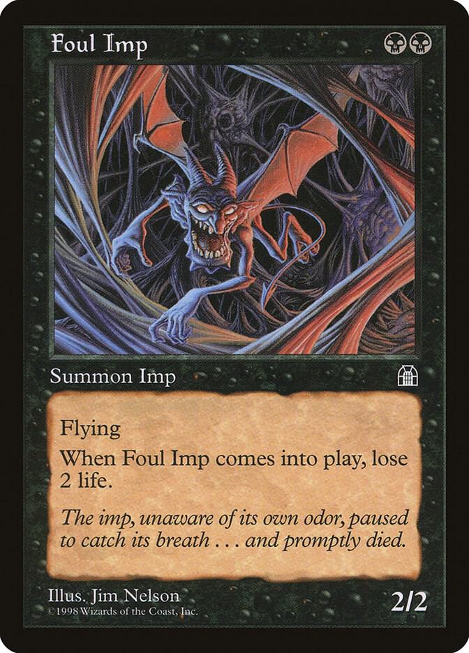 Foul Imp card from Stronghold