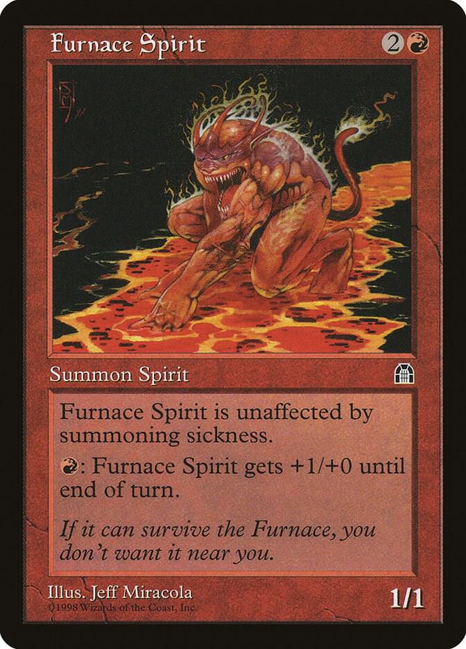 Furnace Spirit card from Stronghold
