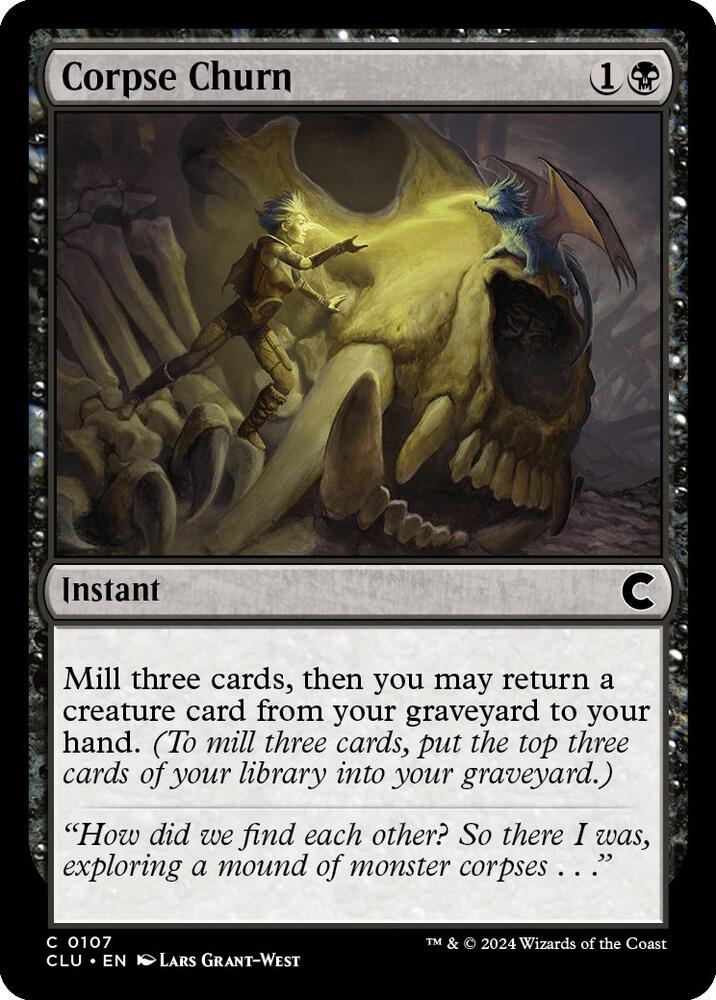 Corpse Churn 107 card from Ravnica: Clue Edition
