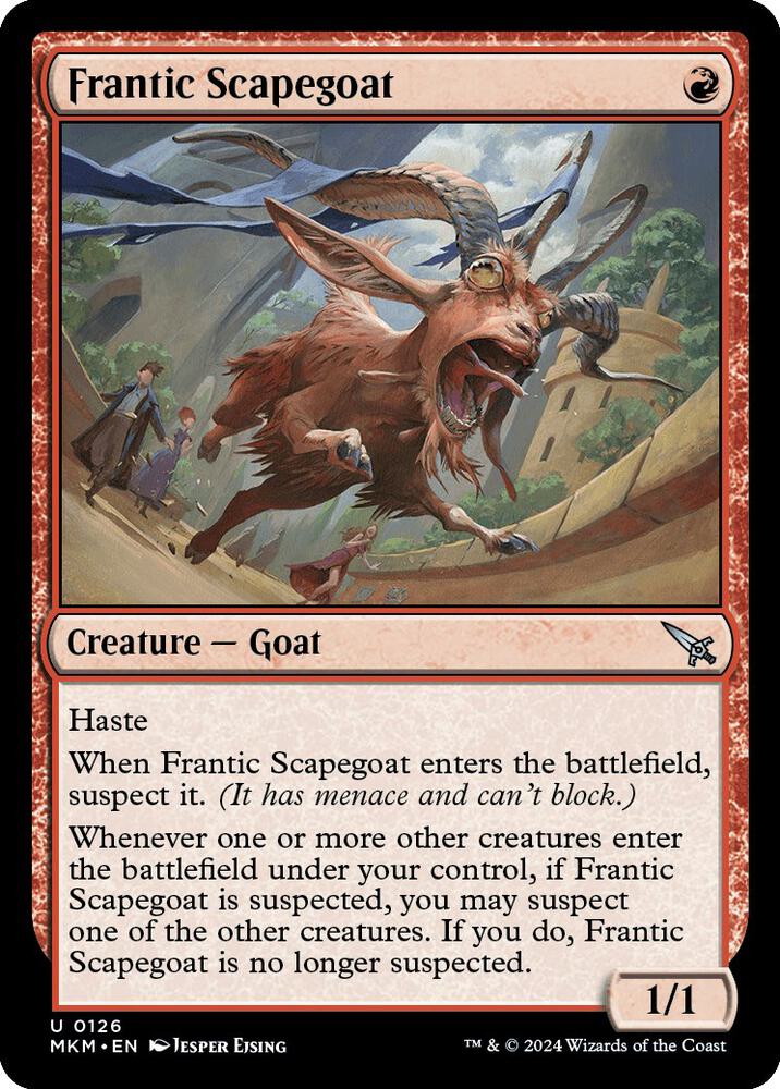 Frantic Scapegoat 126 card from Murders at Karlov Manor