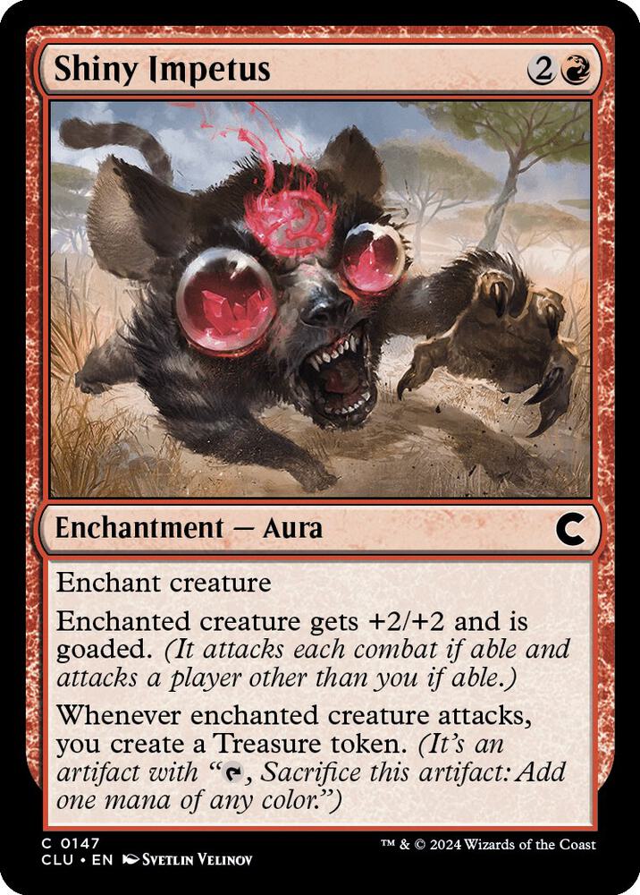 Shiny Impetus 147 card from Ravnica: Clue Edition