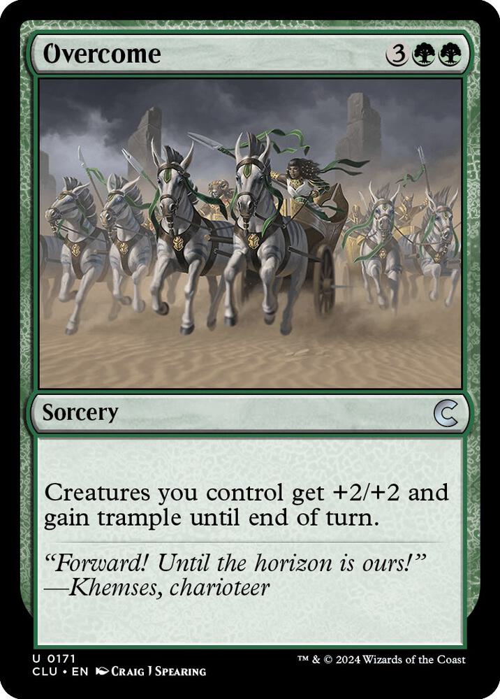 Overcome 171 card from Ravnica: Clue Edition