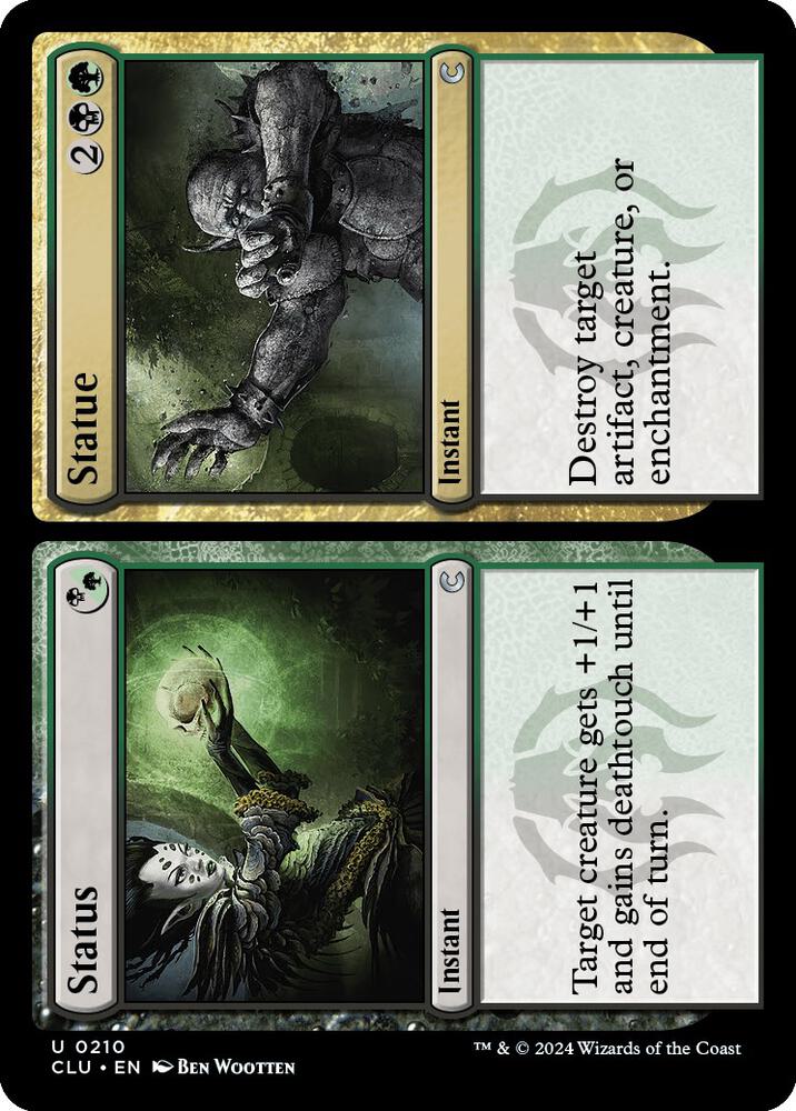 Status // Statue 210 card from Ravnica: Clue Edition