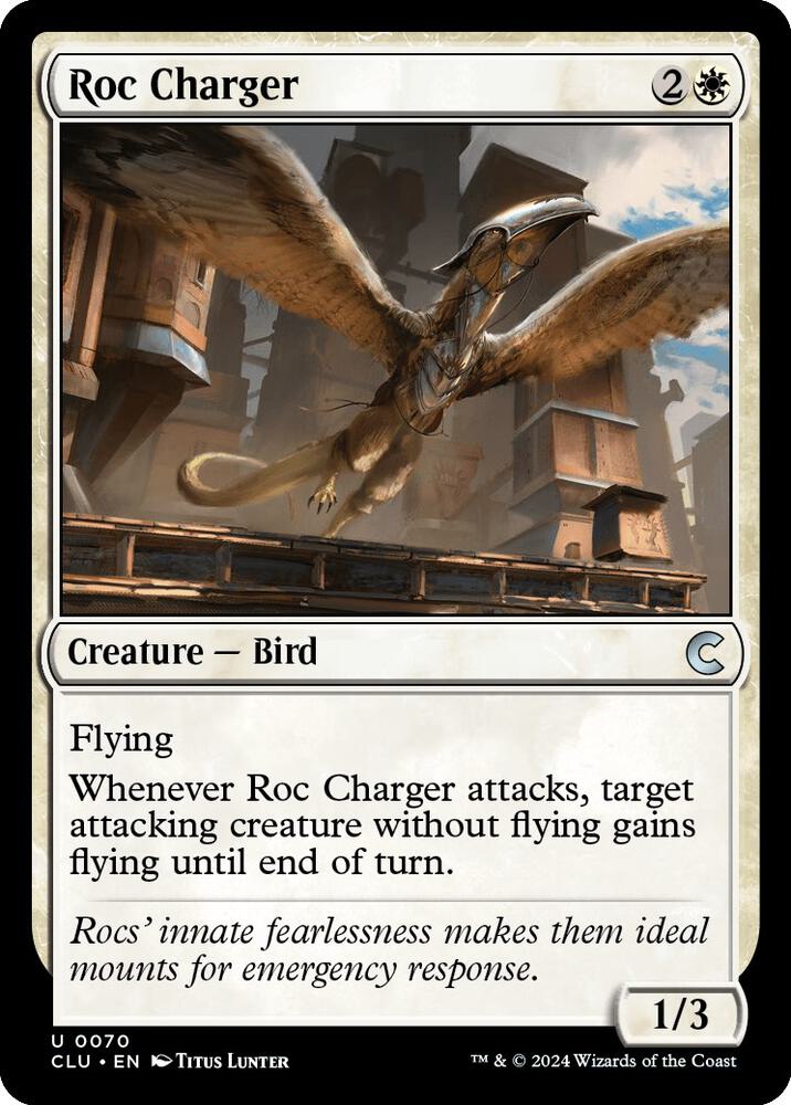 Roc Charger 70 card from Ravnica: Clue Edition