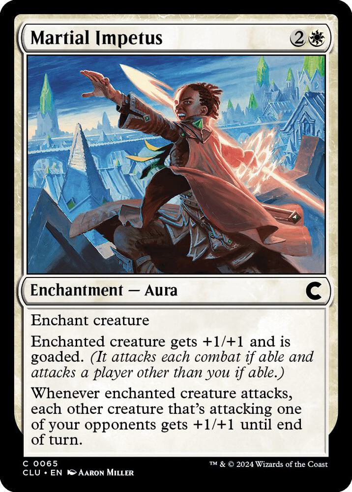 Martial Impetus 65 card from Ravnica: Clue Edition