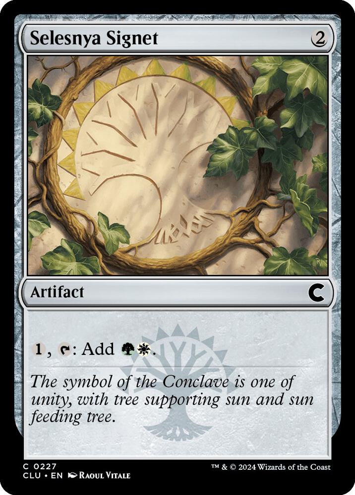 Selesnya Signet 227 card from Ravnica: Clue Edition