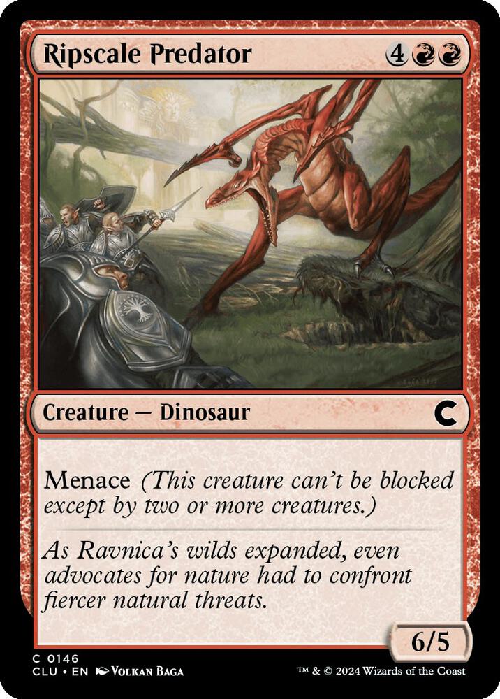 Ripscale Predator 146 card from Ravnica: Clue Edition