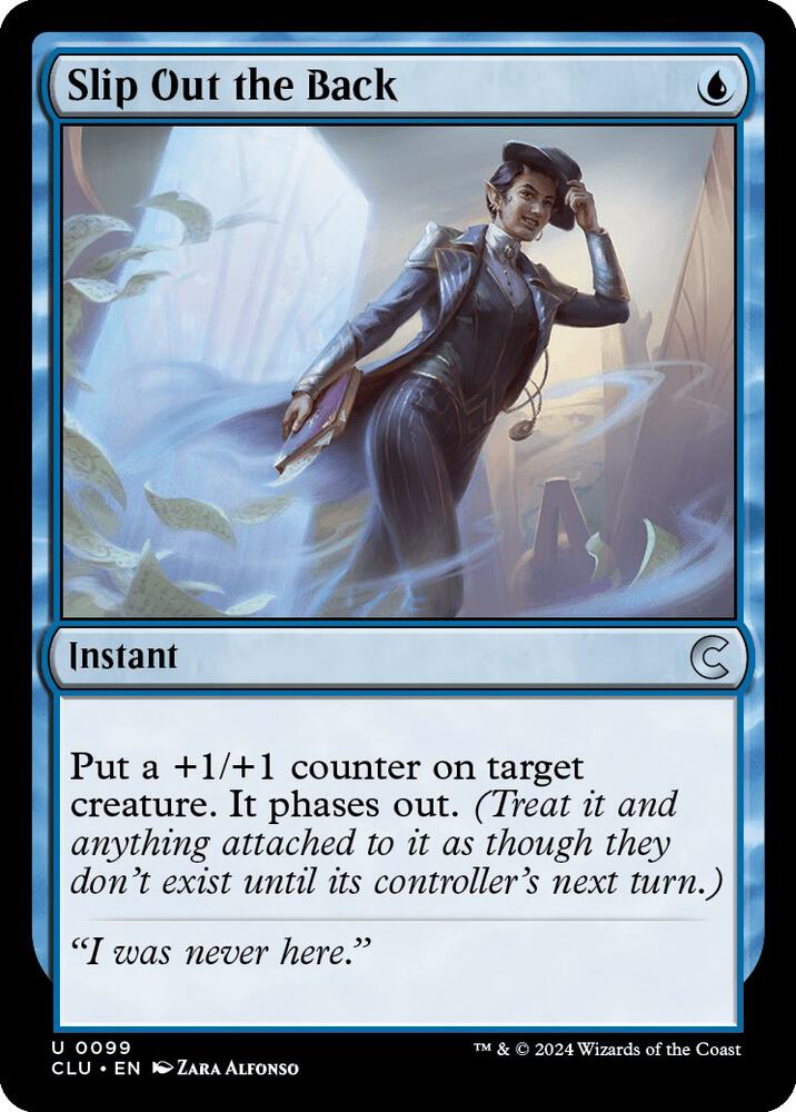Slip Out the Back 99 card from Ravnica: Clue Edition